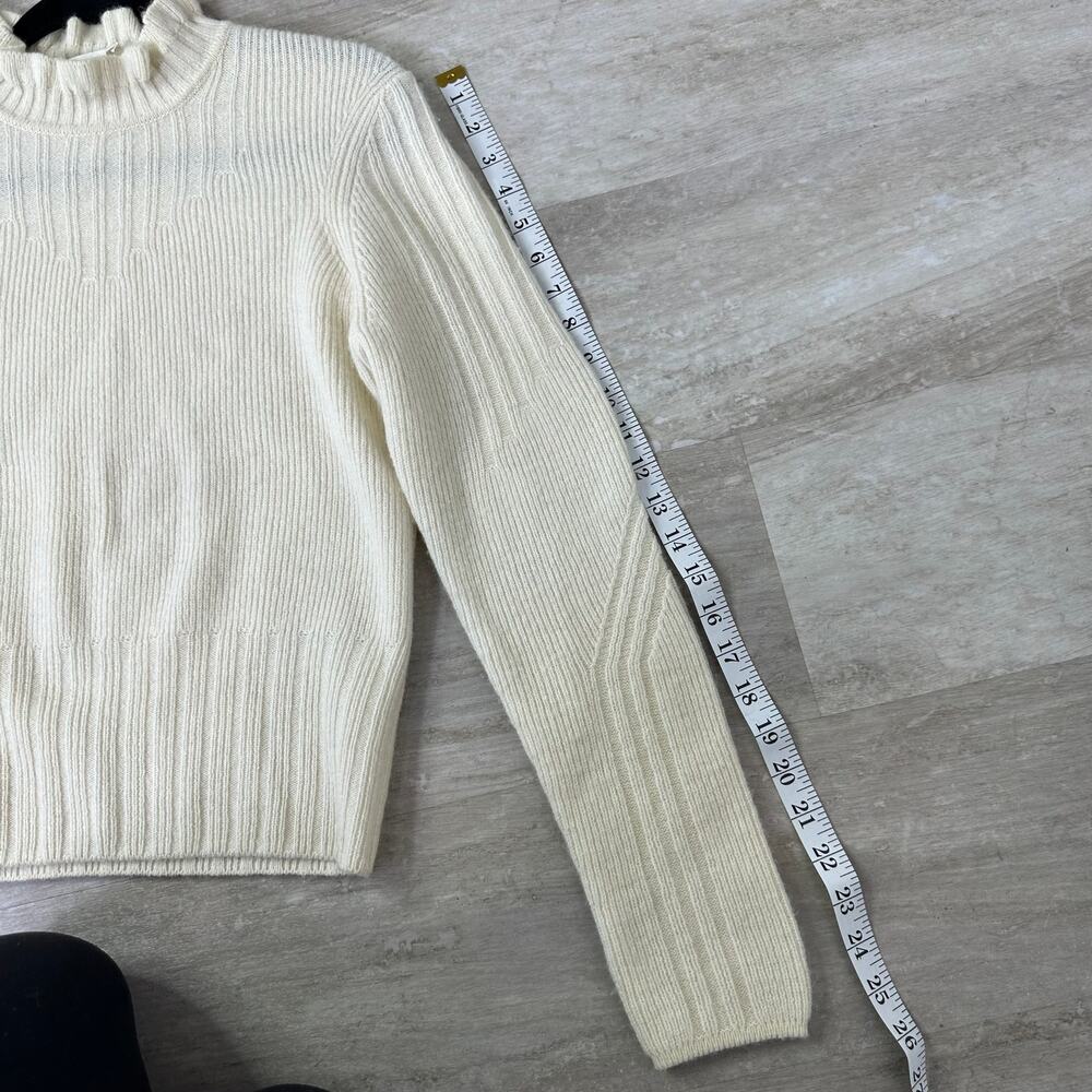 ba&sh Cream Ribbed Sweater - Picture 9 of 9
